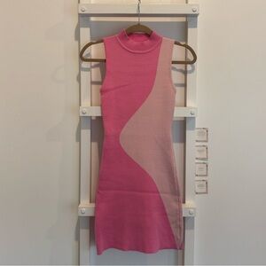 Peppermayo Pink Bodycon Mini Dress